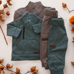 Collar Sweater & Jogger Set