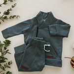 Collar Sweater & Jogger Set