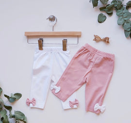Organic Cotton Bow Leggings