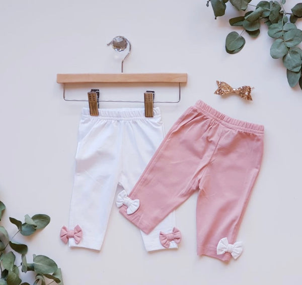 Organic Cotton Bow Leggings