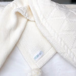 Knit POM POM Blankets