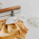Organic Linnen Bow Bloomers