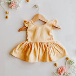 Summer Linen Tie Back Dress
