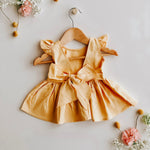 Summer Linen Tie Back Dress