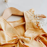 Summer Linen Tie Back Dress