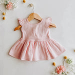 Summer Linen Tie Back Dress