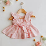 Summer Linen Tie Back Dress