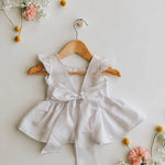 Summer Linen Tie Back Dress