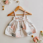 Sweet Dandelion Summer Bow Dress