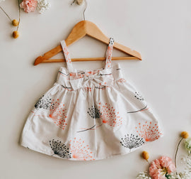 Sweet Dandelion Summer Bow Dress
