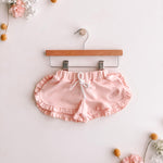 Cotton Ruffle Shorts