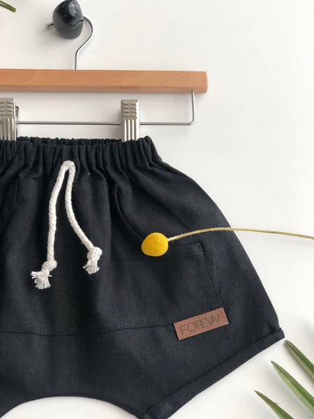 Organic Linen Boys Shorts