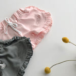 Cotton Ruffle Shorts