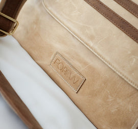 Valentina Diaper Bag - Hazelnut Two Tone