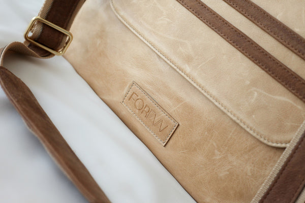 Valentina Diaper Bag - Hazelnut Two Tone