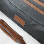 Valentina Diaper Bag - Black & Kudu Rust
