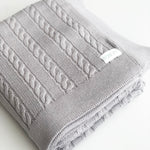 Luxury Cable Knit Blanket