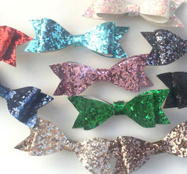 Chunky Glitter Bows
