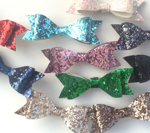 Chunky Glitter Bows