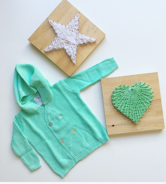 Cotton Cashmere 4 button Hoodie Jersey