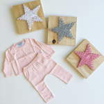 Luxury 2 piece Star Detail knit set