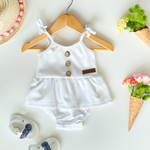 Sweet Ruffle Baby Romper