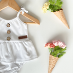 Sweet Ruffle Baby Romper