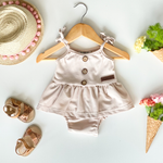 Sweet Ruffle Baby Romper