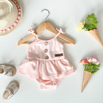 Sweet Ruffle Baby Romper