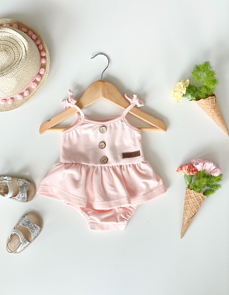 Sweet Ruffle Baby Romper